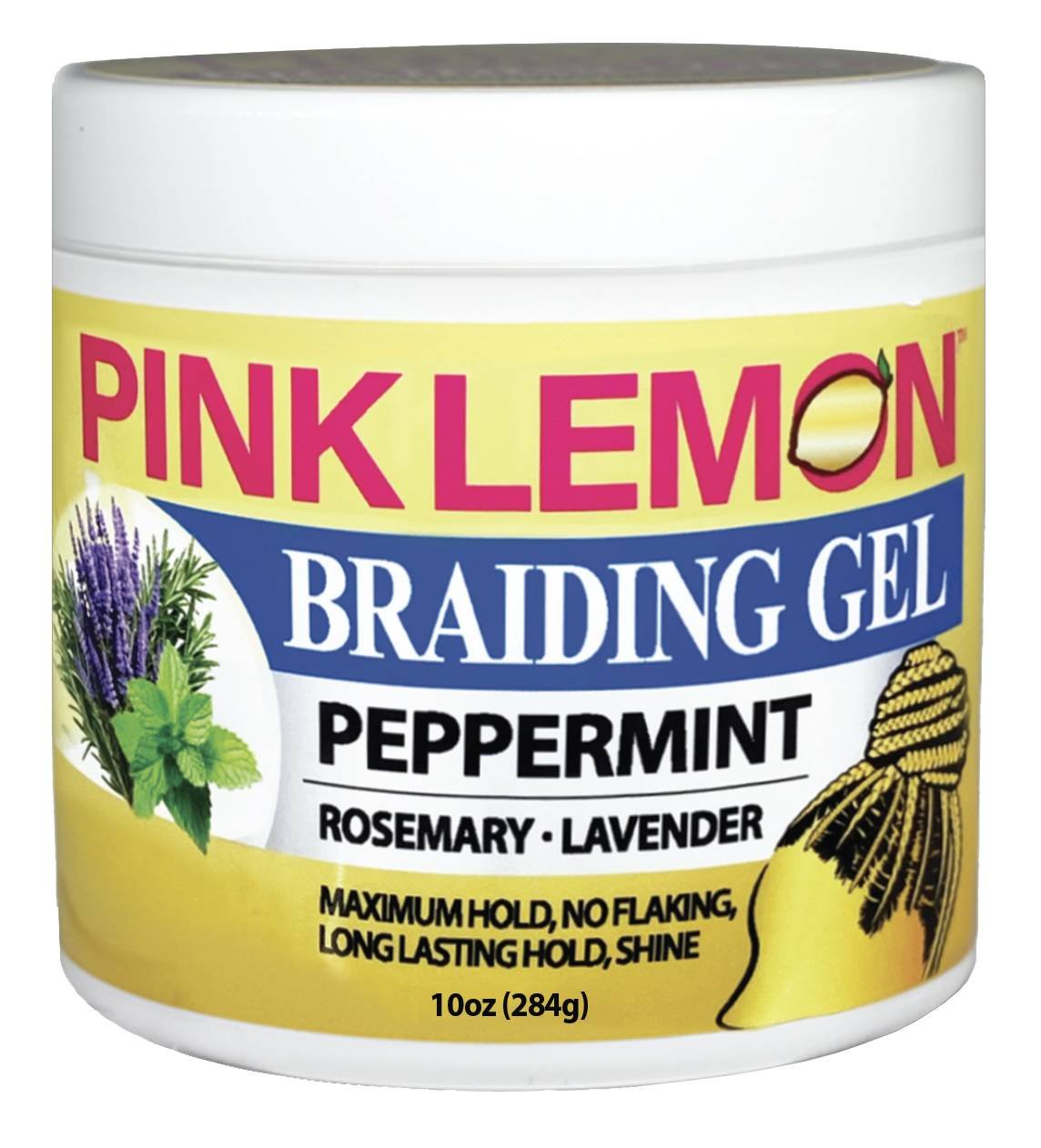 P/LEMON BRAIDING GEL [PEPPERMINT] 10 OZ