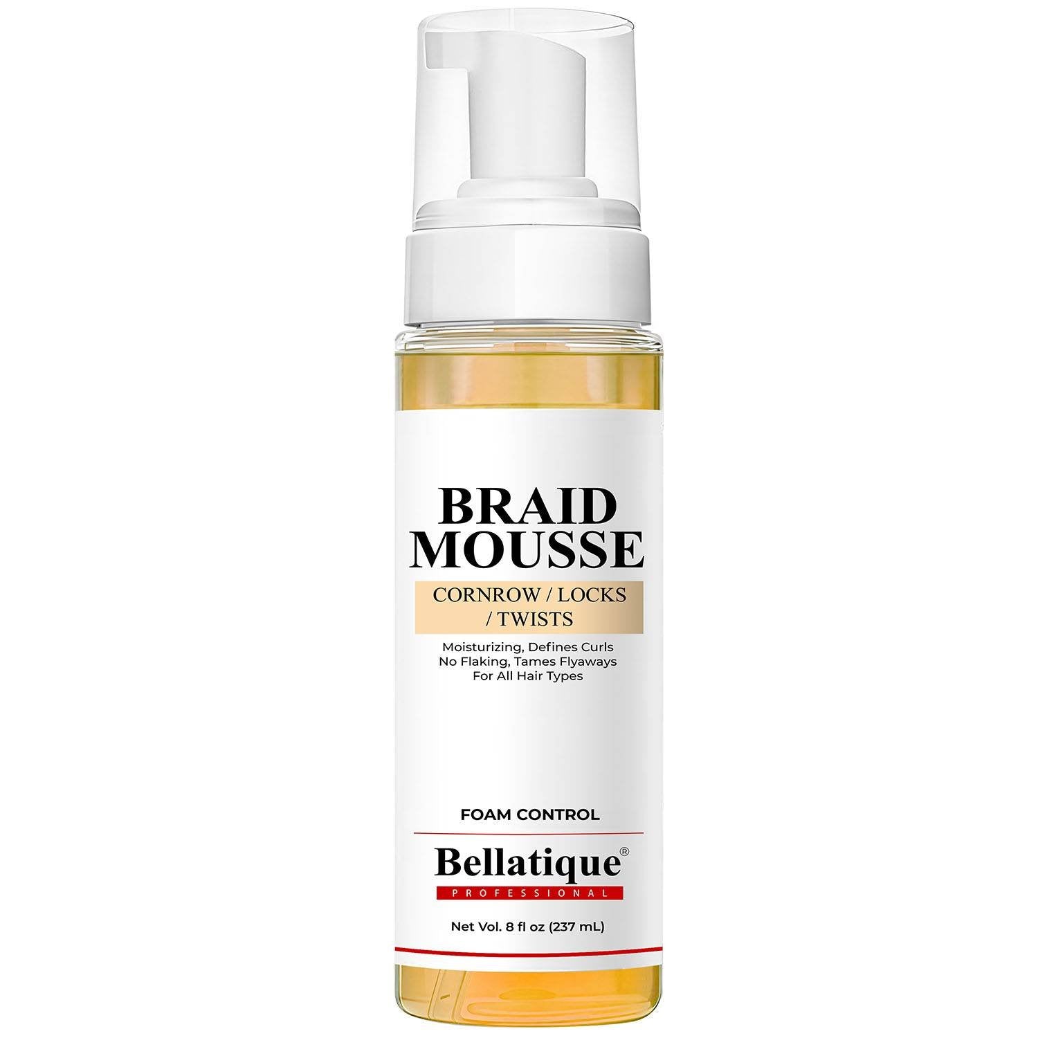 BELLATIQUE BRAID MOUSSE 8 OZ