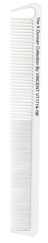 VINCENT COMB CERAMIC WHT FINE/MED HOOK