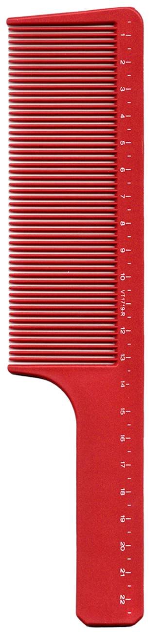 VINCENT COMB CERAMIC RED FLAT TOP