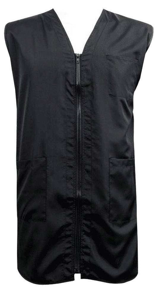 VINCENT VEST FISH NET BLACK M-L