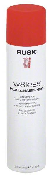 RUSK W8LESS PLUS HAIR SPRAY 55PERC VOC 10 OZ