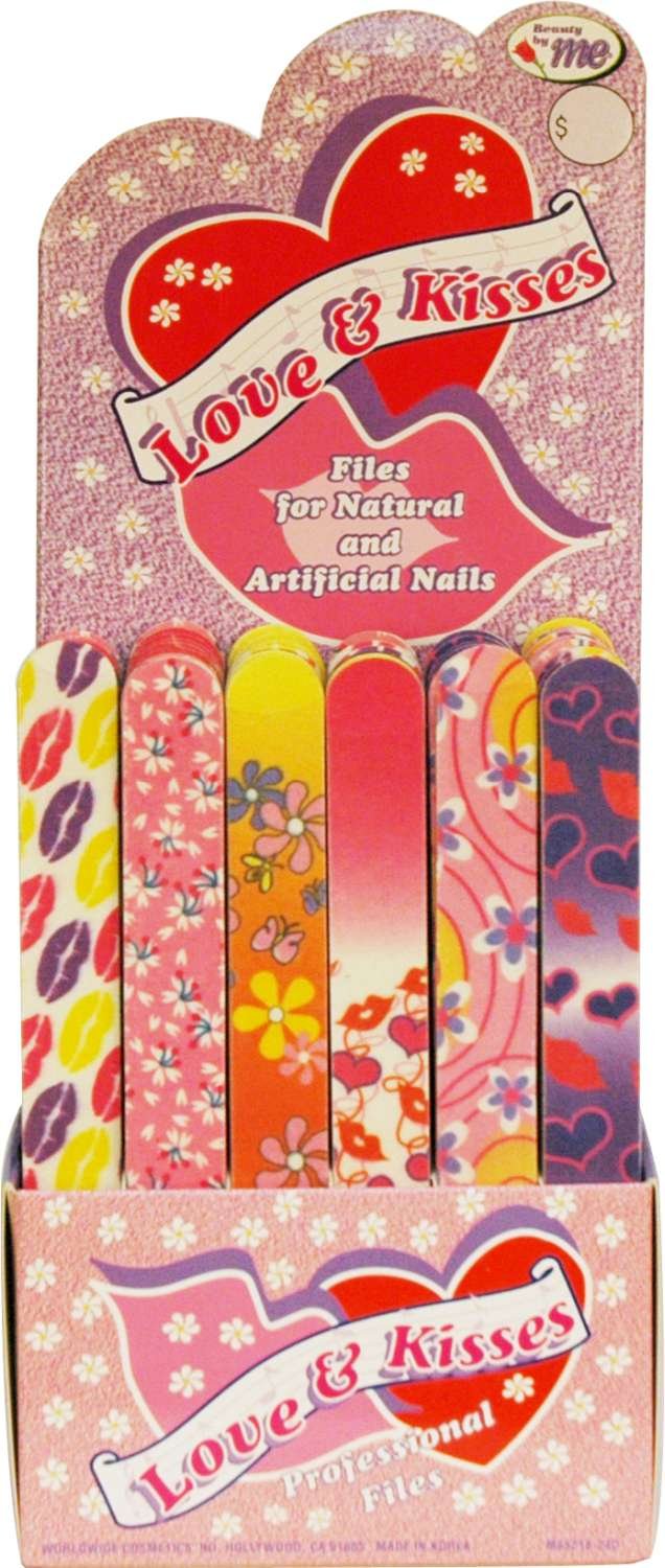 W-NAILS NAIL FILE LOVE/KISSES