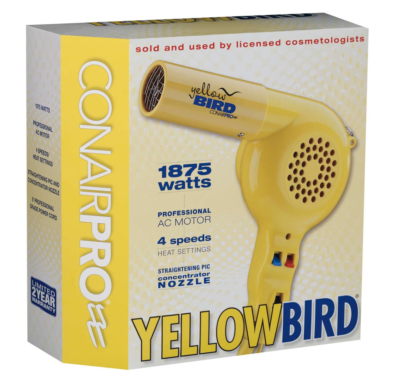 CONAIR DRYER YELLOW BIRD