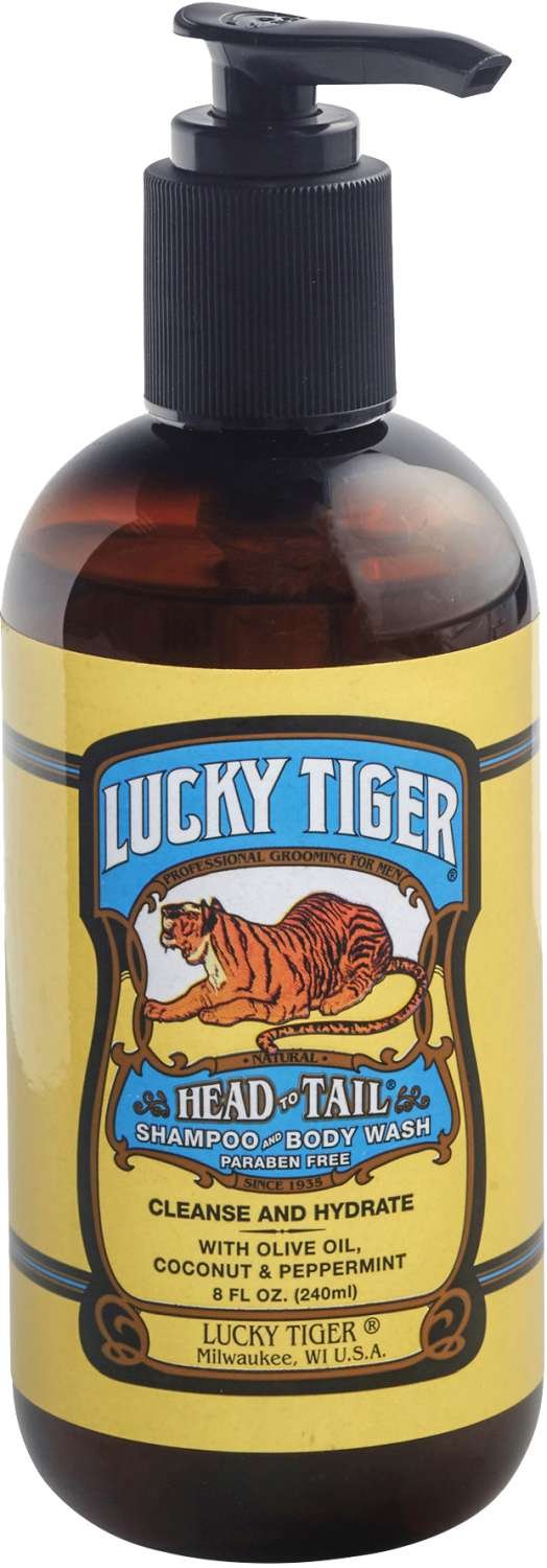 LUCKY TIGER HEAD TO TAIL SHAMPOO 8 OZ