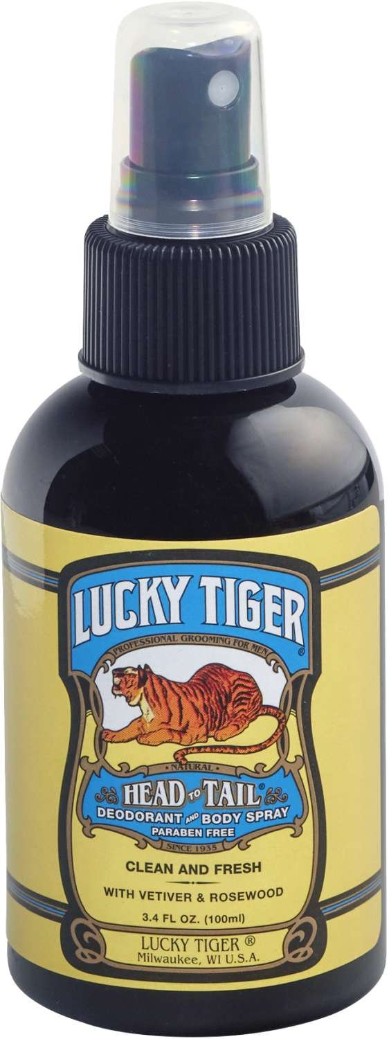 LUCKY TIGER HEAD TO TAIL BODY SPRAY 3.4 OZ